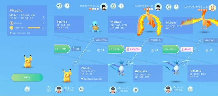 Pokémon GO > Conta nível 33 cheio de lendários e megas evoluções com +450K  de Poeira Estelar