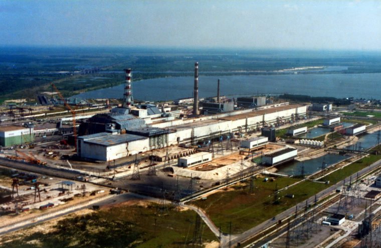 história real de Chernobyl usina