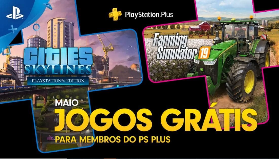 PlayStation anuncia jogos gratuitos da PS Plus de maio, incluindo Farming  Simulator - Drops de Jogos