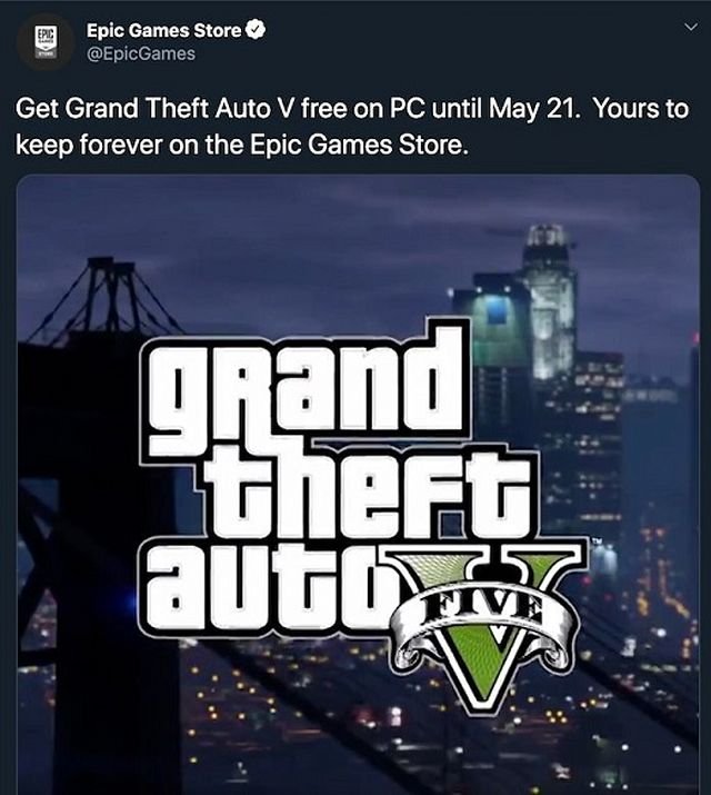 GTA V está com 50% de desconto por tempo limitado na Epic Games Store -  Drops de Jogos