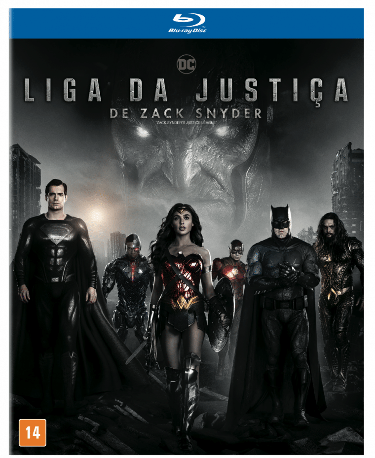 Capa do Blu-ray de Liga da Justiça de Zack Snyder (Divulgação/Solutions 2 Go)