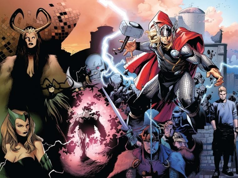 Capa da HQ Thor #600 (Divulgação/Marvel)