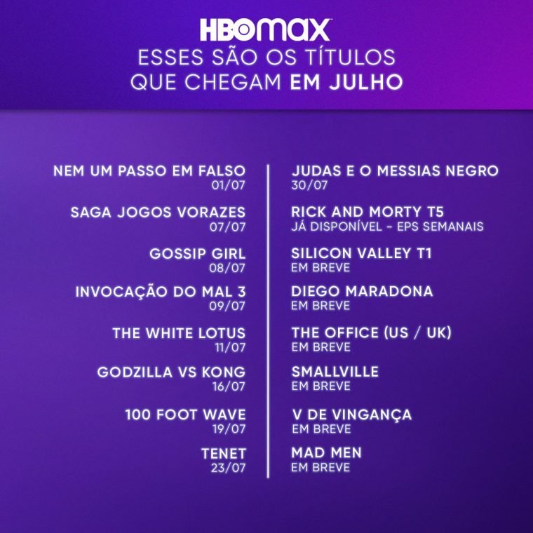 HBO Max  Séries e filmes que não estão disponíveis no lançamento no Brasil  - Canaltech