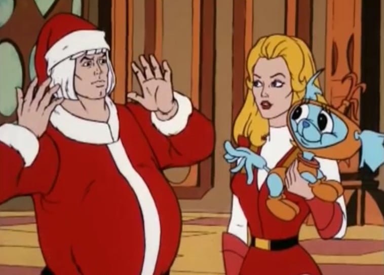 He-Man e She-Ra no especial de Natal (Divulgação/Funimation)
