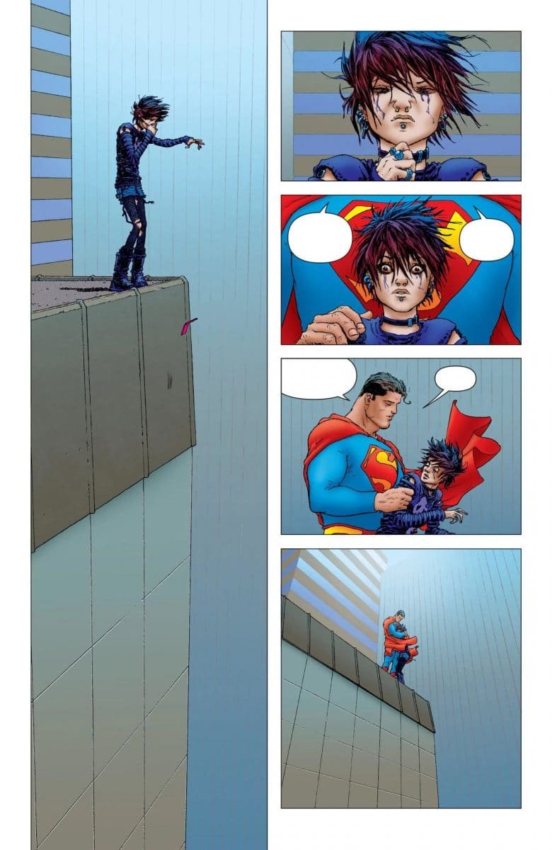 Cena da HQ Grandes Astros: Superman (Divulgação/DC Comics)