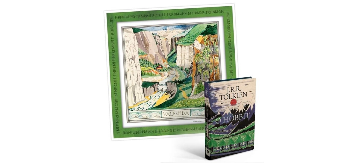 O Hobbit é um dos livros da biblioteca de J.R.R Tolkien