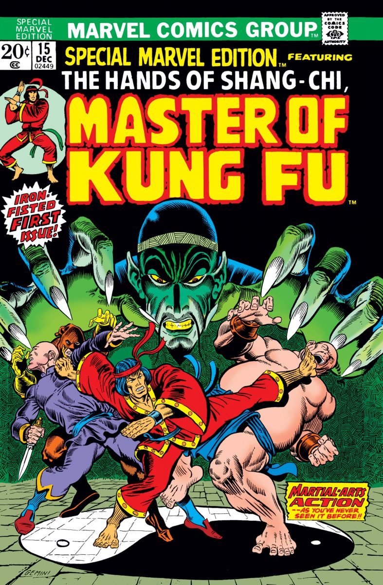 Capa de Special Marvel Edition #15, primeira aparição de Shang-Chi nas HQs