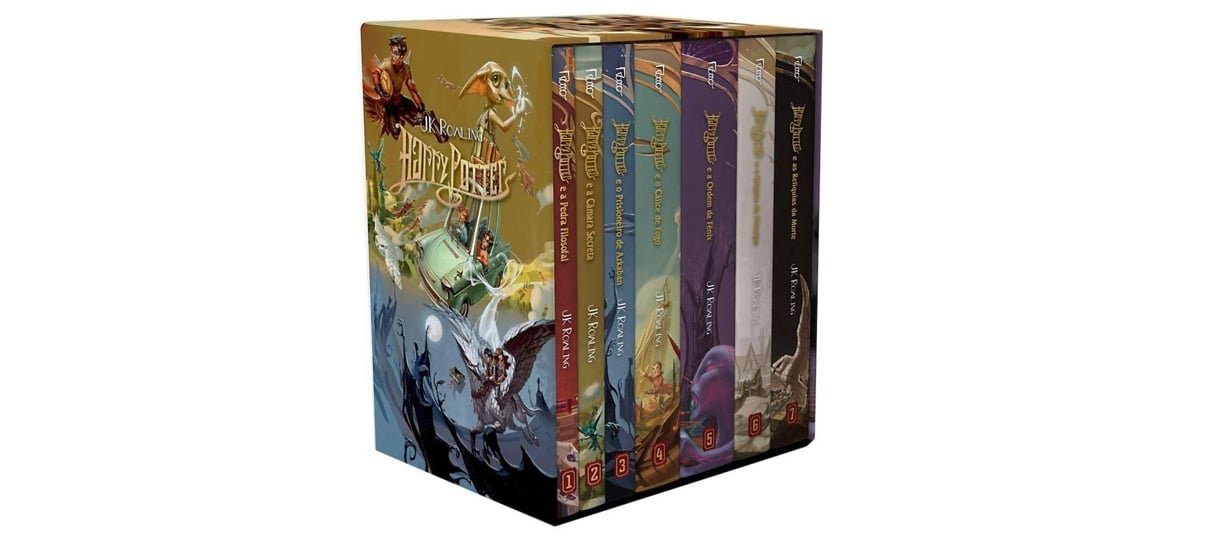 Box dos livros de Harry Potter é uma das obras de grandes franquias do NerdBunker