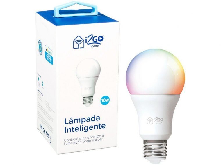 lâmpada inteligente i2go é um dos produtos inteligentes com desconto