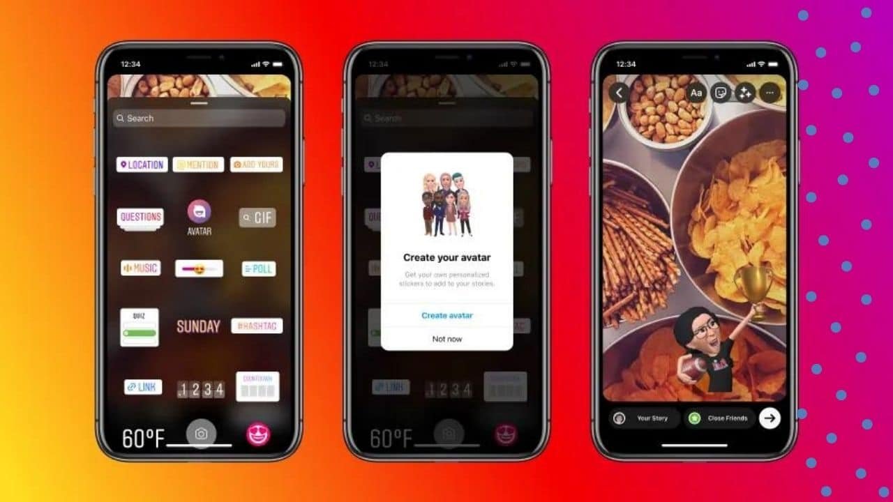 Meta adiciona avatares 3D no Instagram, Facebook e Messenger