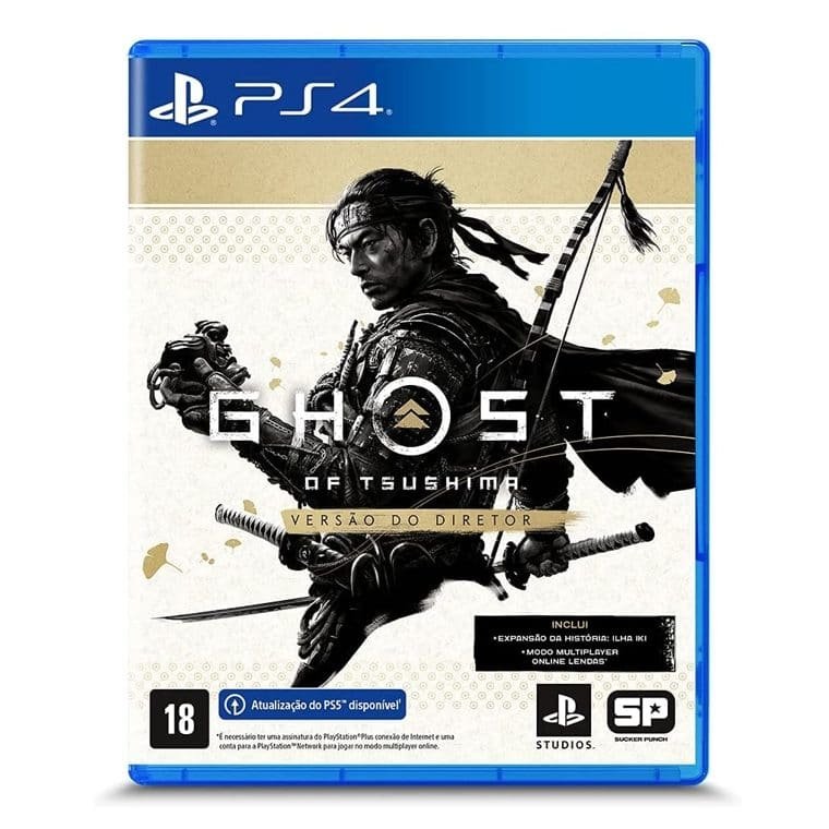 Ghost of Tsushima é um dos jogos de PlayStation 4 e PlayStation 5 em oferta no NerdBunker