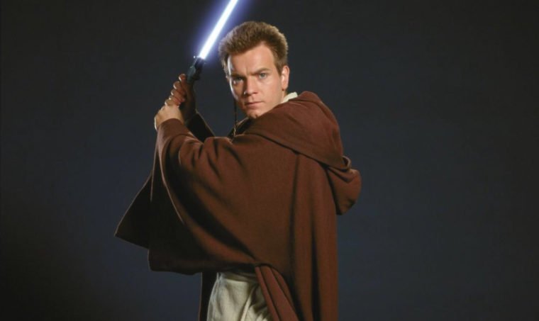 Ewan McGregor como Obi-Wan Kenobi em Star Wars Episódio I A Ameaça Fantasma