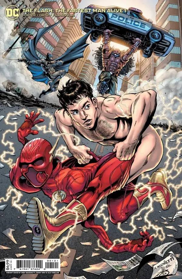 Capa da HQ The Flash: The Fastest Man Alive #1