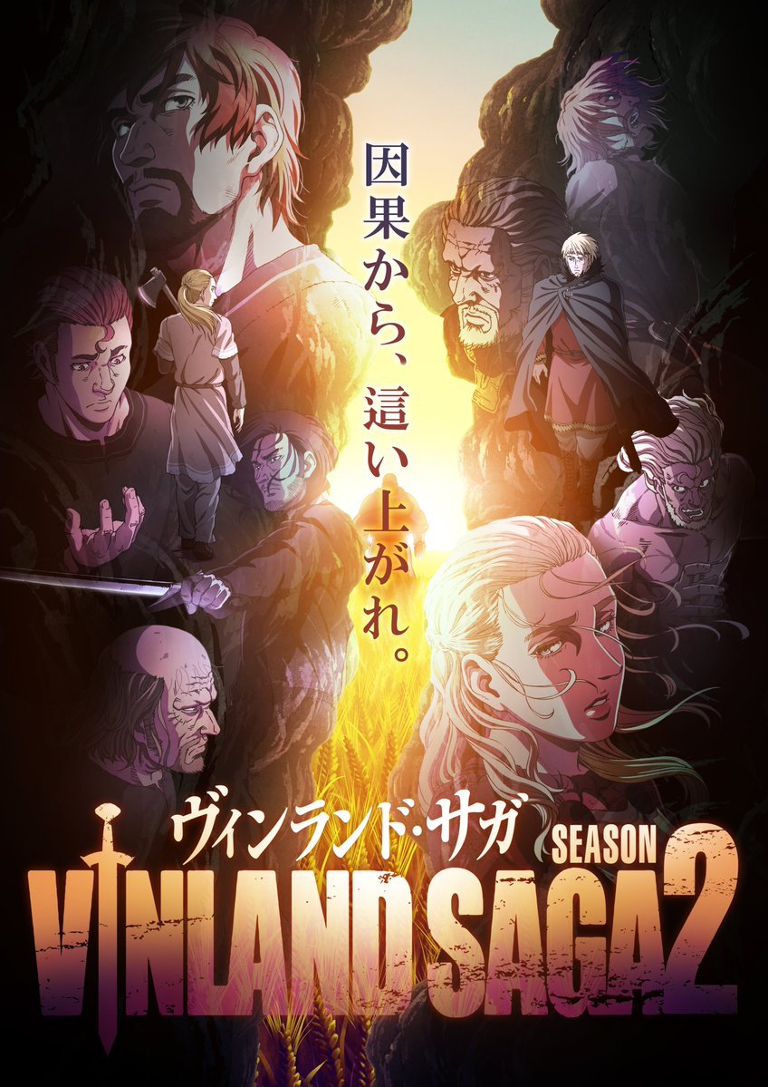 Novo trailer de Vinland Saga revela data de estreia