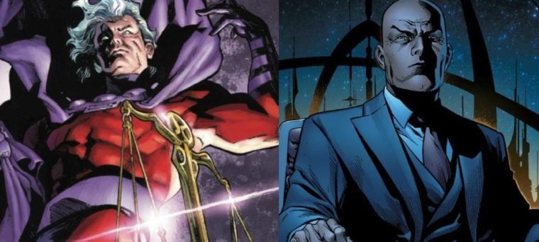 Magneto e Xavier em X-Men