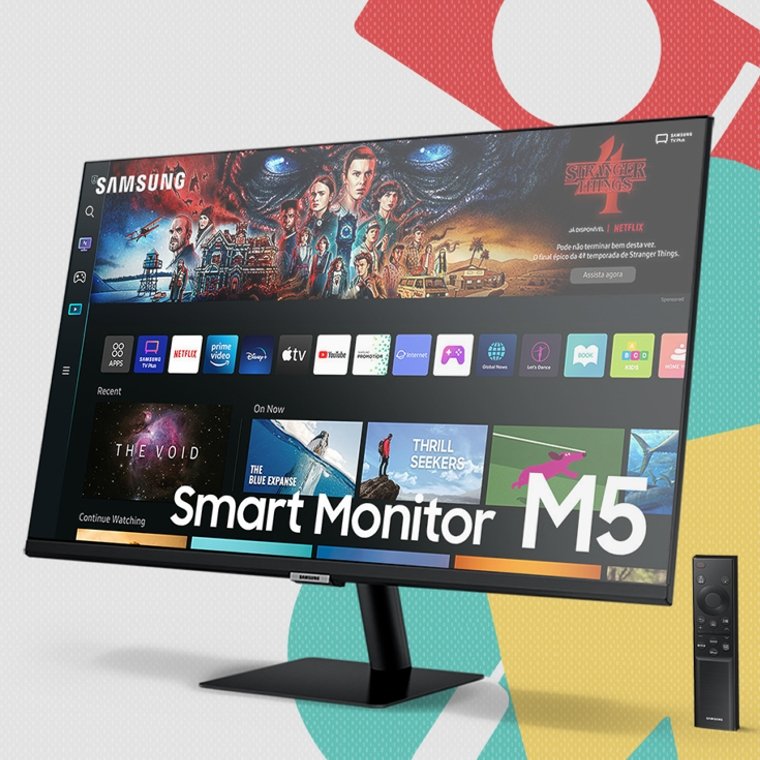 Smart monitor Samsung M5 é um dos novos lançamento da marca sul-coreana