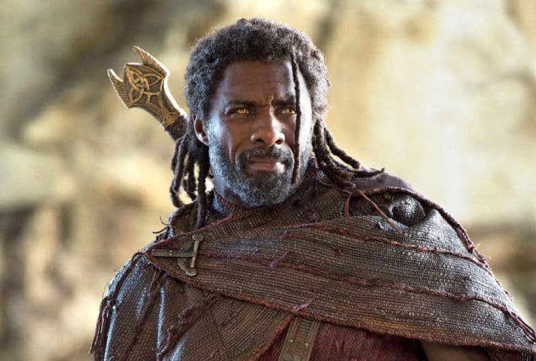 Idris Elba como Heimdall nos filmes de Thor