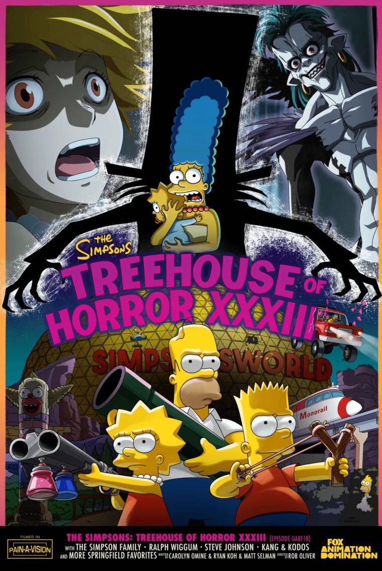 Simpsons viram anime e recebem Death Note em paródia de Halloween