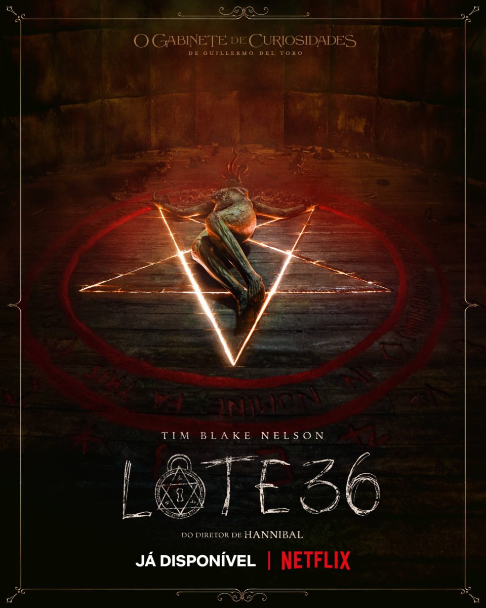 Cartaz do episódio Lote 36 de O Gabinete de Curiosidades de Guillermo Del Toro