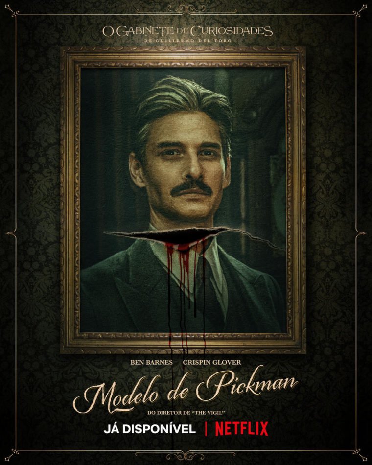 Cartaz do episódio Modelo de Pickman de O Gabinete de Curiosidades de Guillermo Del Toro