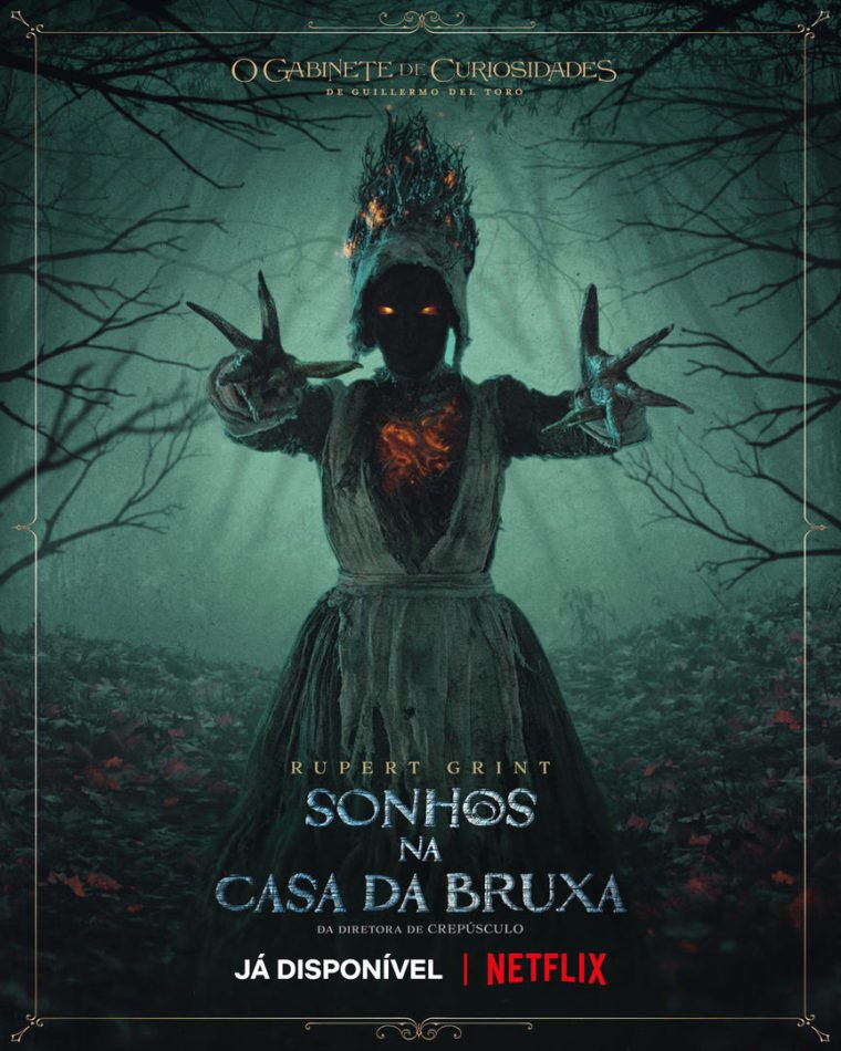 Cartaz do episódio Sonhos Na Casa da Bruxa de O Gabinete de Curiosidades de Guillermo Del Toro
